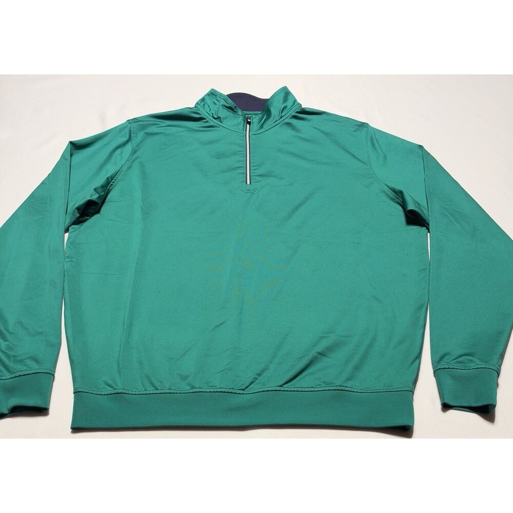 FootJoy Golf 1/4 Zip Long Sleeve Pullover Mens Size Large Casual Preppy Foot Joy